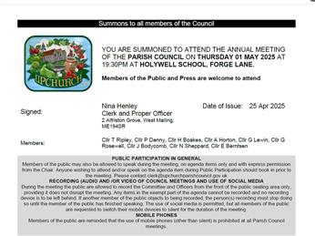 UPC Annual Meeting 1 May 2025