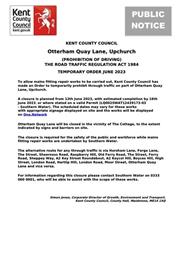 Road Closure