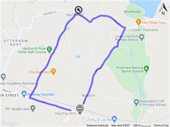 Temporary Road Closure – Breach Lane, Upchurch - 19 January 2022