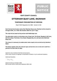 Road Closure