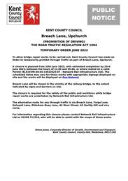 Road Closure