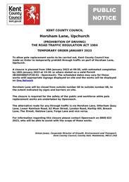 Road Closure