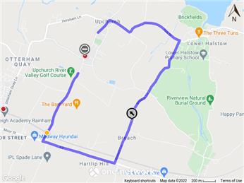 Temporary Road Closure - Oak Lane, Upchurch - 1st March 2022